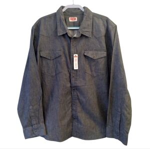 Wrangler Snap Closure Shirt 2XL slim fit